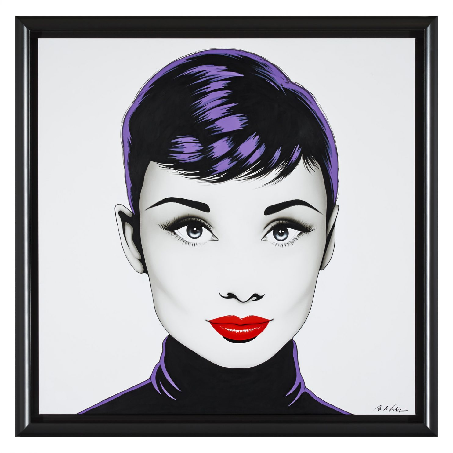 Black Audrey (fondo blanco) | Galleri GKM