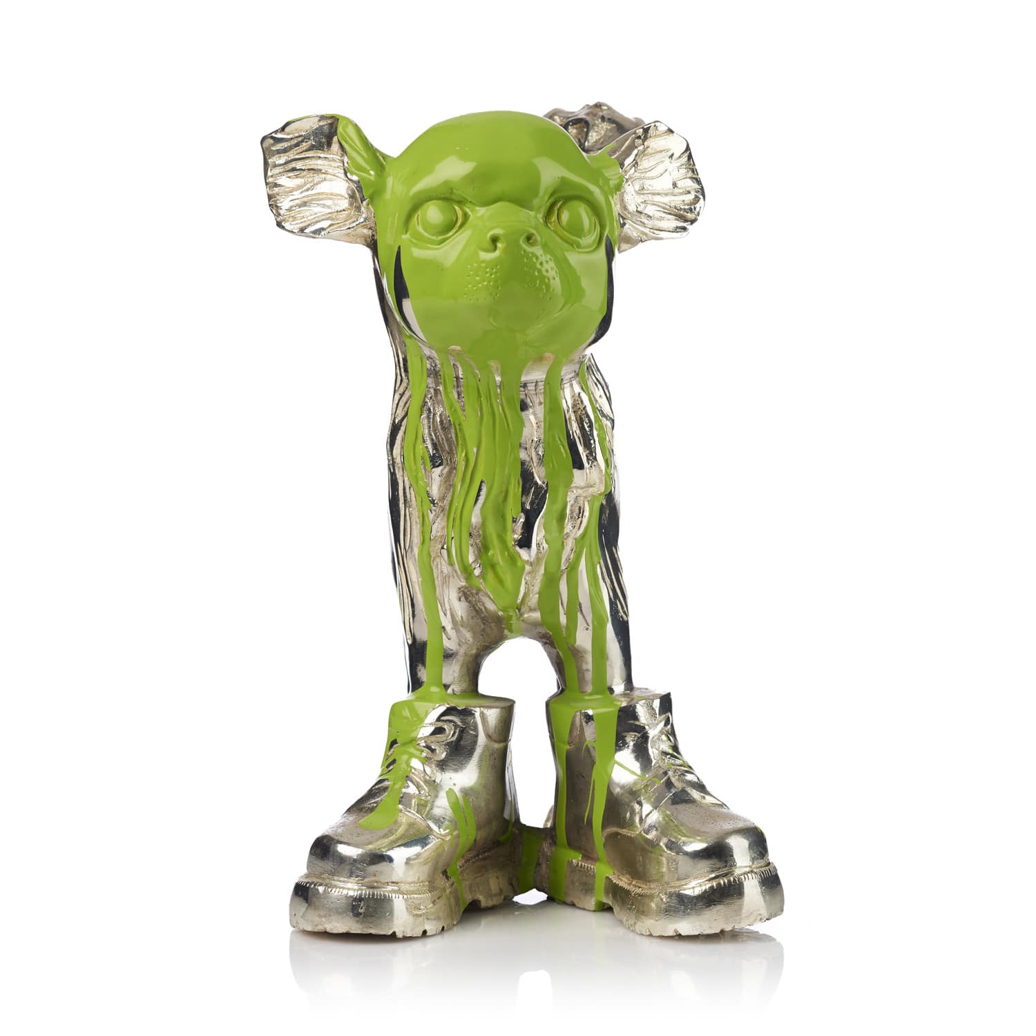 Cloned Chihuahua with colored head green - Image 2