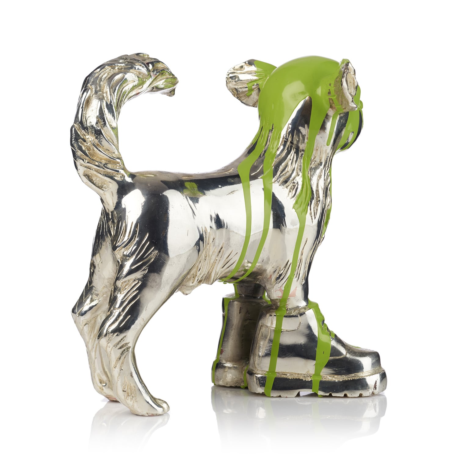 Cloned Chihuahua with colored head green - Image 3