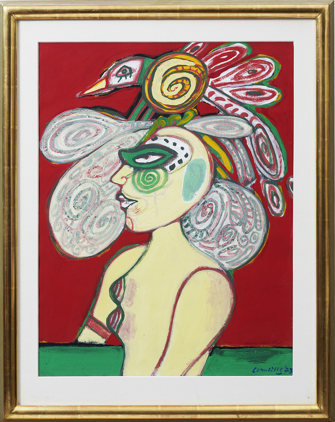 Corneille - 1-corneille_la_belle_empanachee_65x50.jpg | Galleri GKM